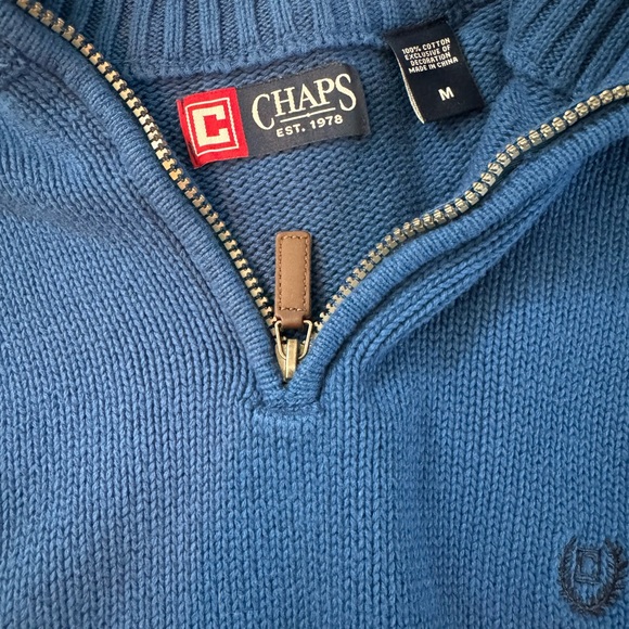 Men’s Chaps Quarter Zip - Picture 3 of 3